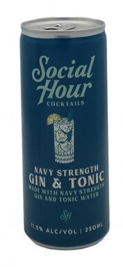 Social Hour - Navy Strength Gin & Tonic (250ml can) (250ml can)